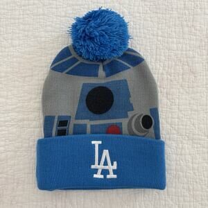 LA Dodgers “ Star Wars Night” Exclusive R2-D2 Pom Pom Beanie Hat